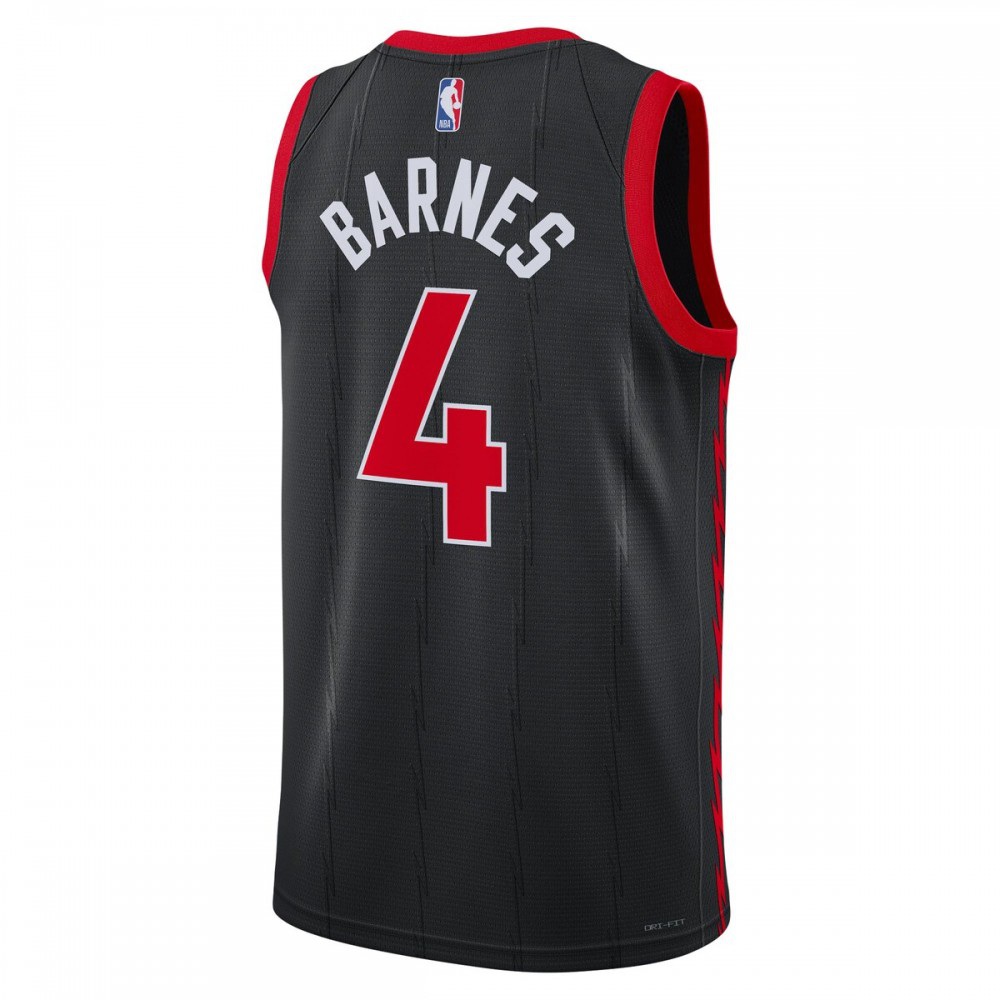 Scottie Barnes Toronto Raptors Jordan Brand 2022/23 Replica Swingman Jersey - Statement Edition - Black-Pro Kit Vault | Brand New 26/27 Sports Jerseys
